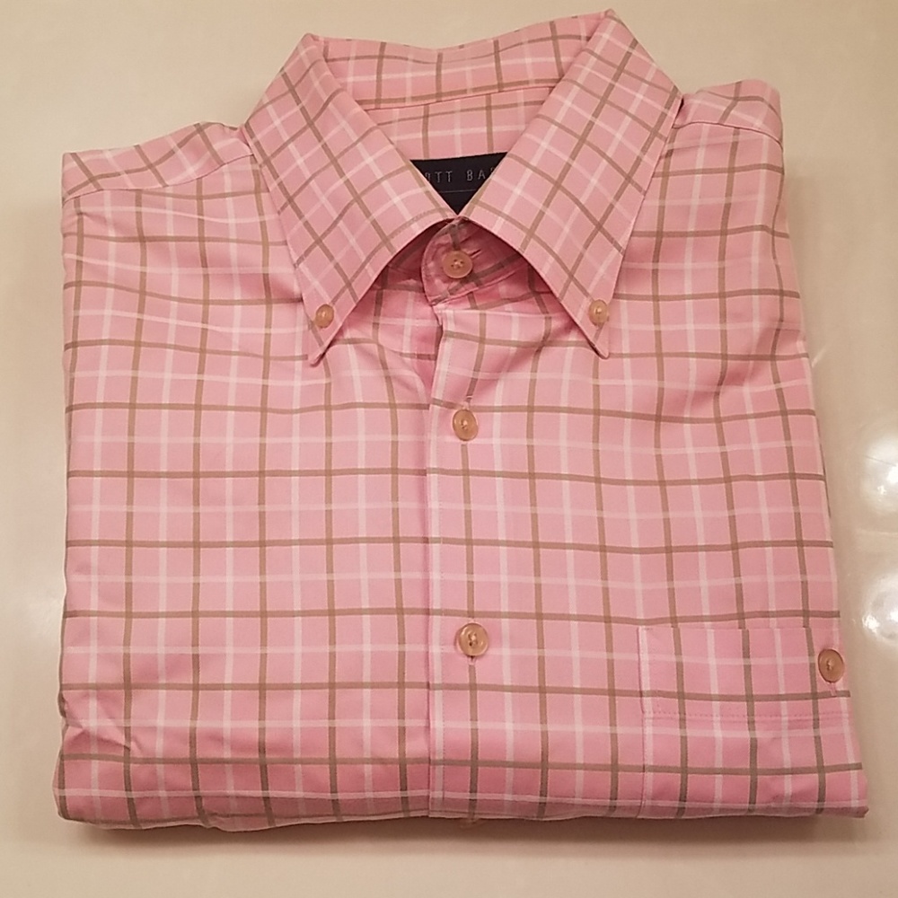 Scott Barber Pink with Green & White Box Check